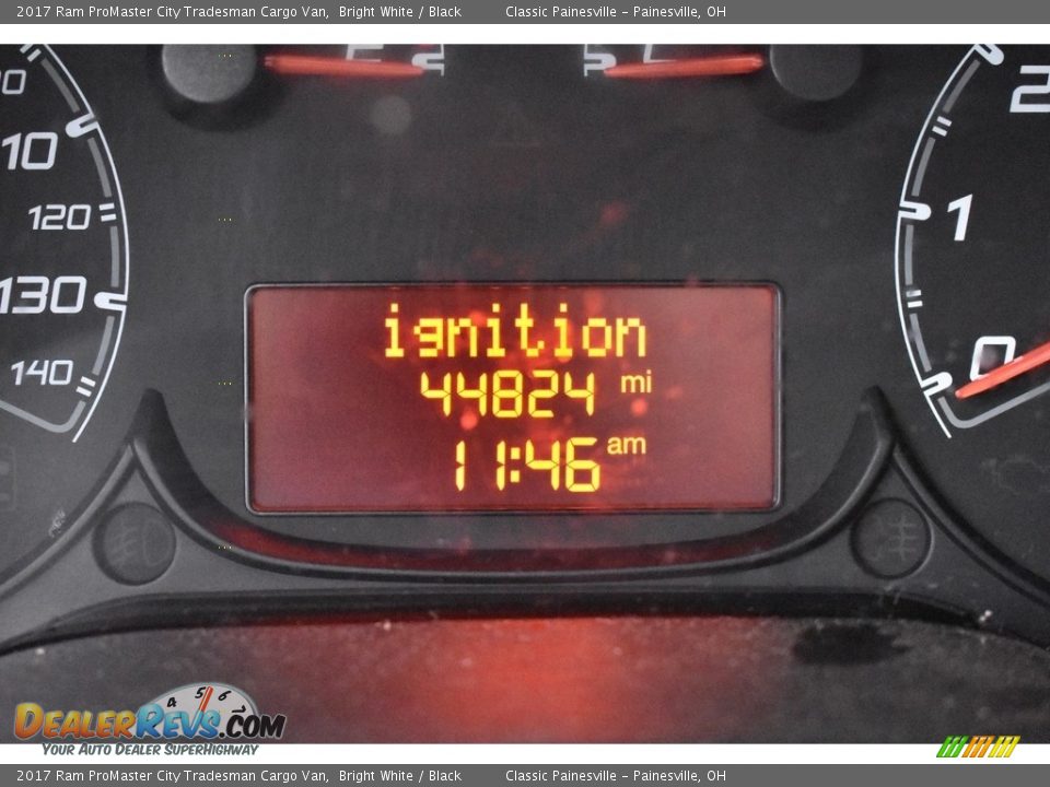 2017 Ram ProMaster City Tradesman Cargo Van Bright White / Black Photo #15