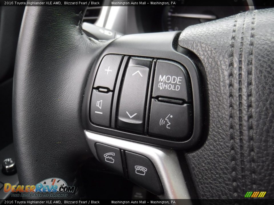 2016 Toyota Highlander XLE AWD Blizzard Pearl / Black Photo #21