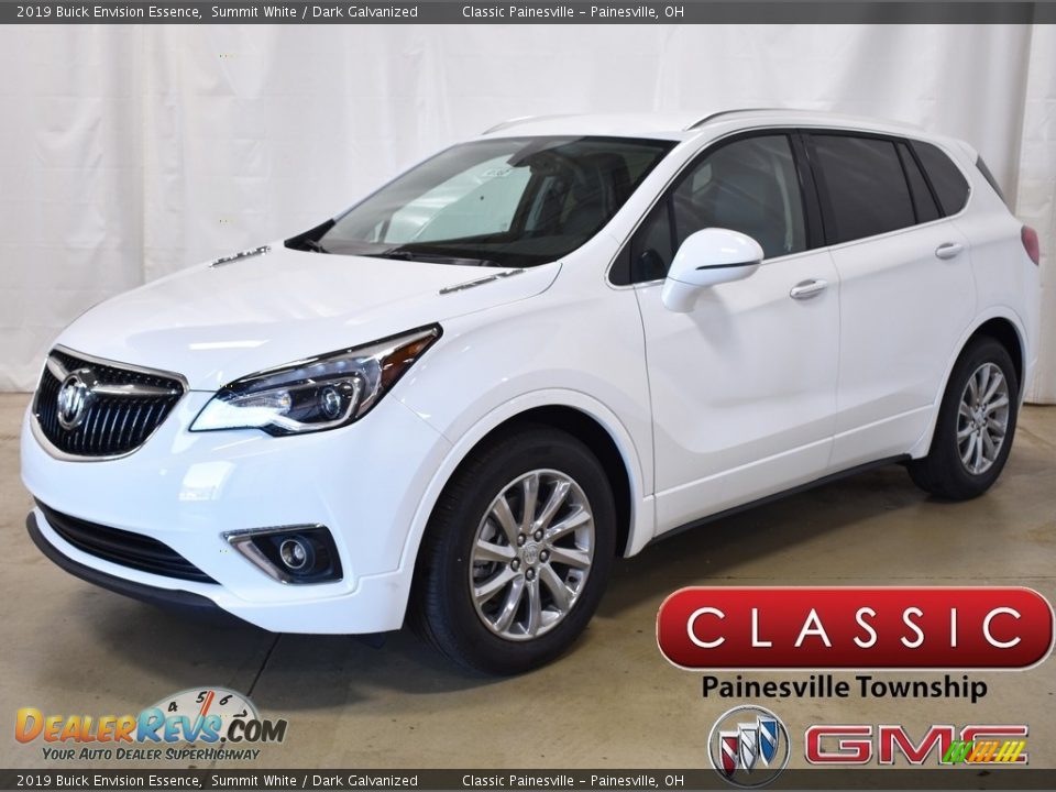 2019 Buick Envision Essence Summit White / Dark Galvanized Photo #1