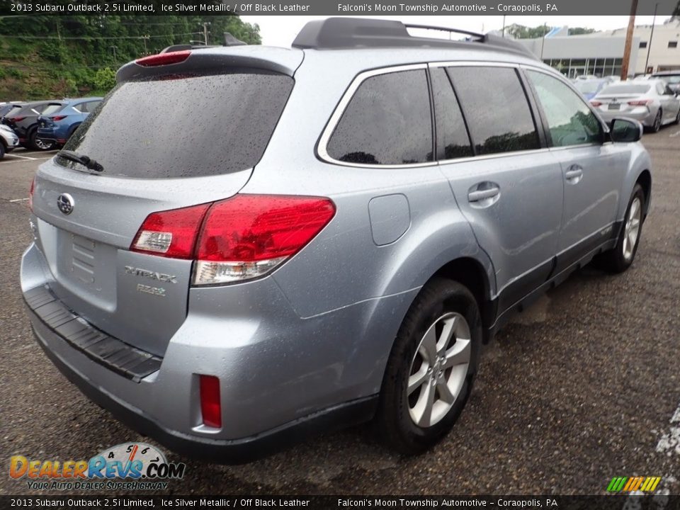 2013 Subaru Outback 2.5i Limited Ice Silver Metallic / Off Black Leather Photo #4