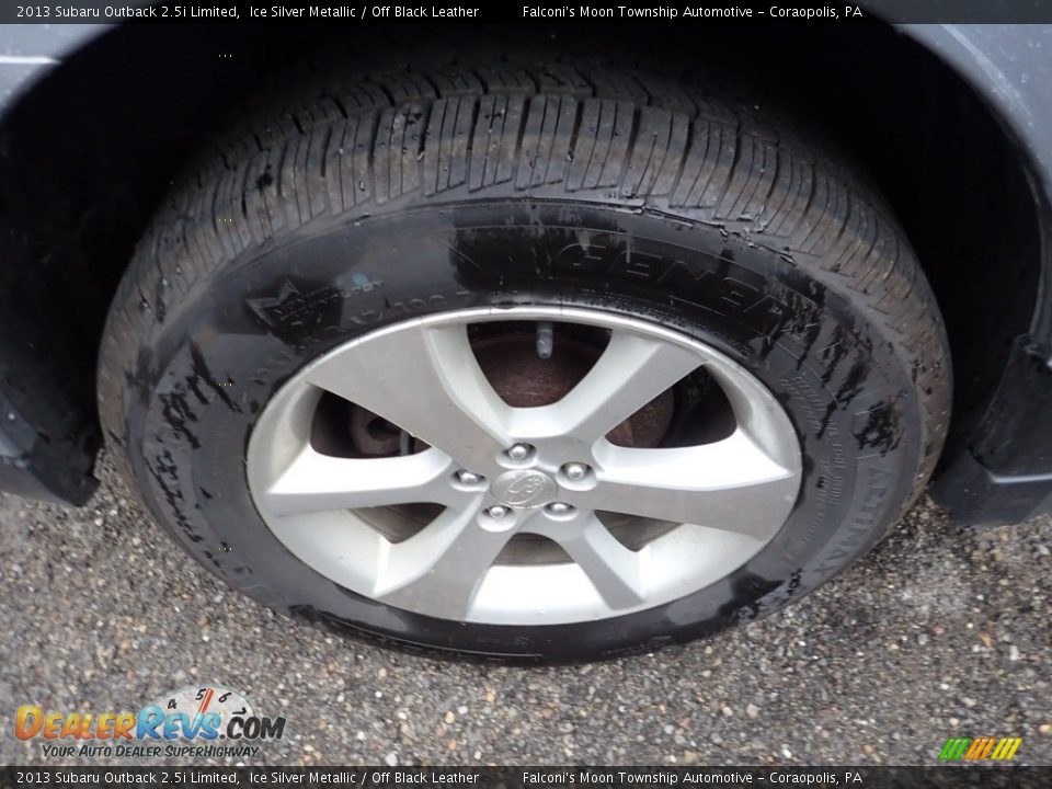 2013 Subaru Outback 2.5i Limited Ice Silver Metallic / Off Black Leather Photo #5