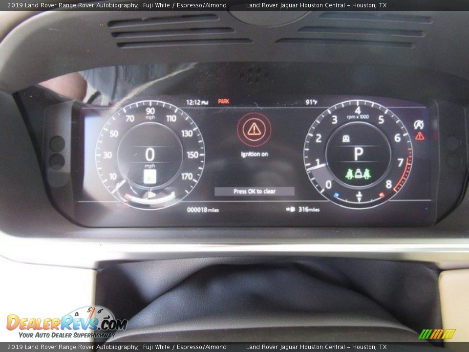 2019 Land Rover Range Rover Autobiography Fuji White / Espresso/Almond Photo #33