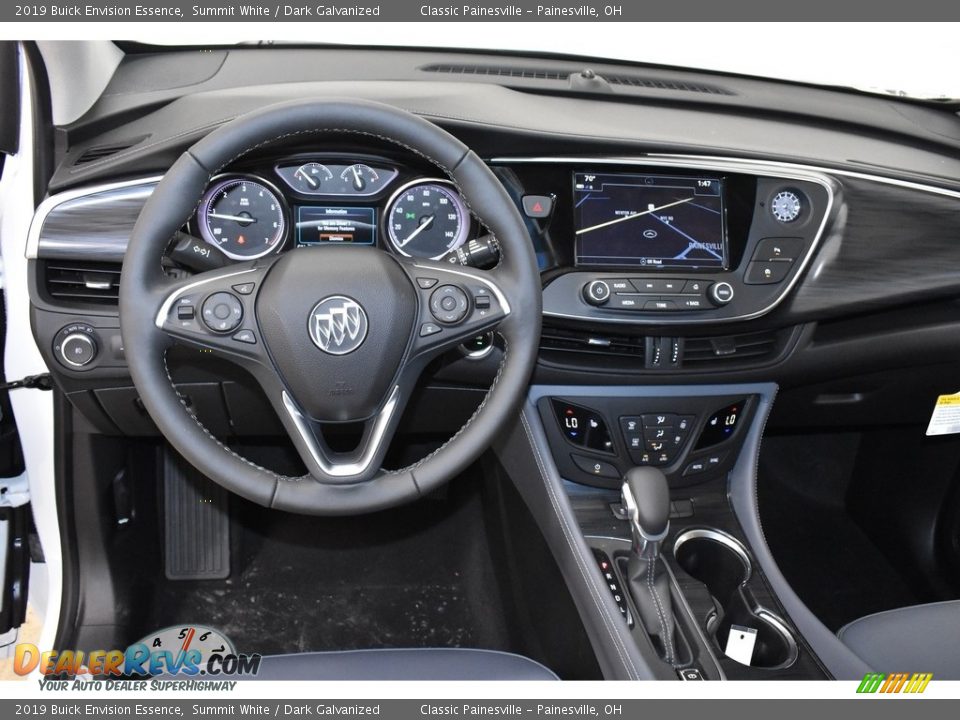 2019 Buick Envision Essence Summit White / Dark Galvanized Photo #8