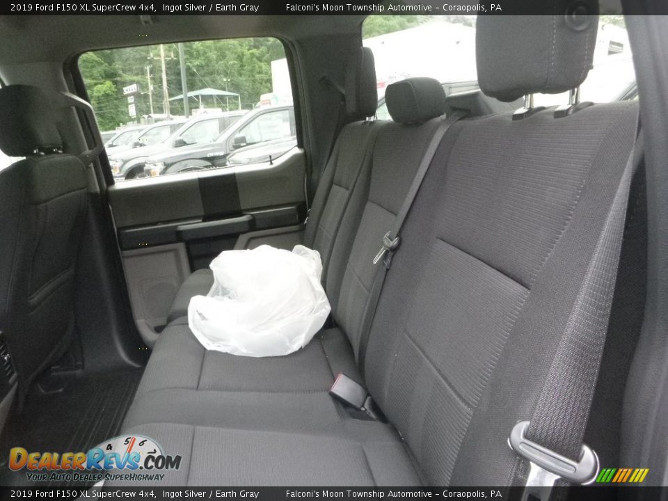 2019 Ford F150 XL SuperCrew 4x4 Ingot Silver / Earth Gray Photo #8