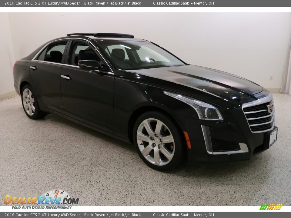 2016 Cadillac CTS 2.0T Luxury AWD Sedan Black Raven / Jet Black/Jet Black Photo #1