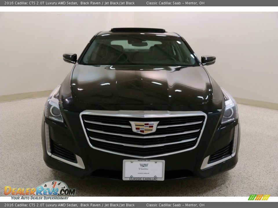 2016 Cadillac CTS 2.0T Luxury AWD Sedan Black Raven / Jet Black/Jet Black Photo #2