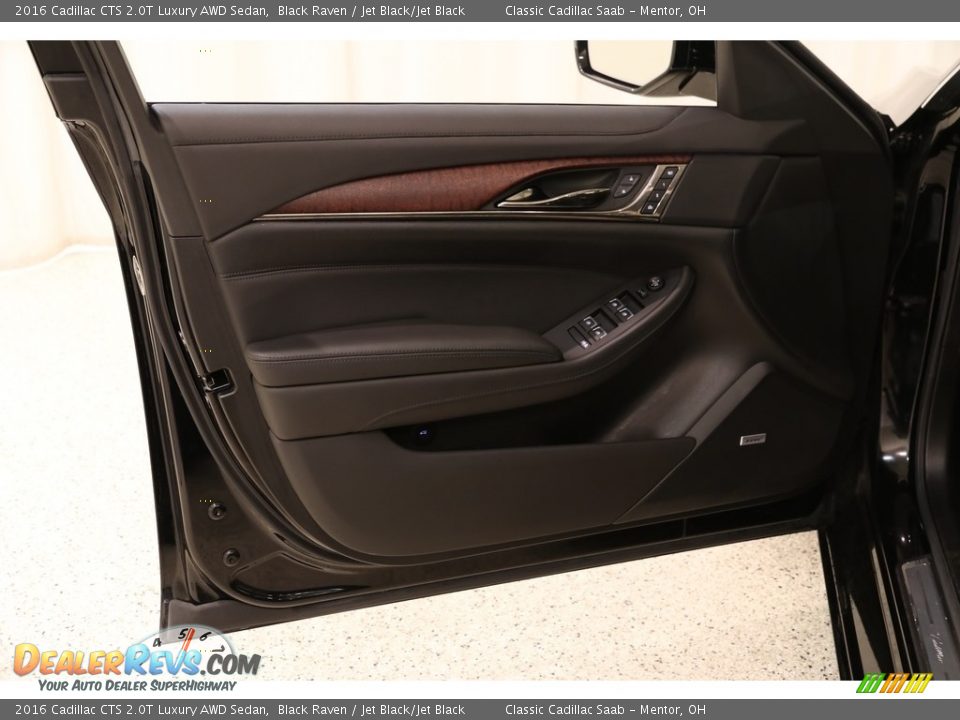 2016 Cadillac CTS 2.0T Luxury AWD Sedan Black Raven / Jet Black/Jet Black Photo #4