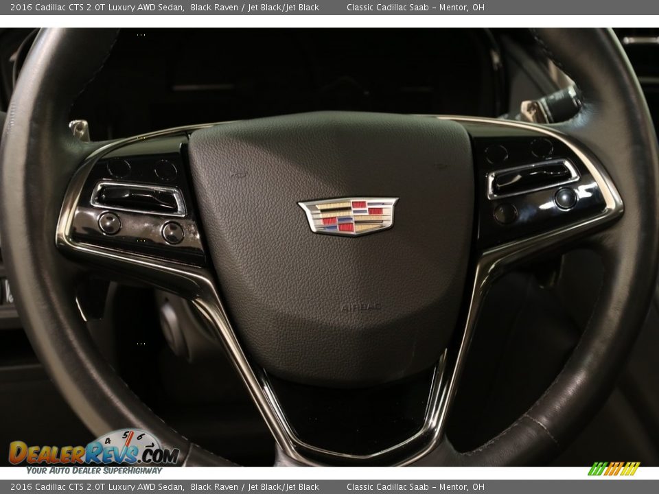 2016 Cadillac CTS 2.0T Luxury AWD Sedan Black Raven / Jet Black/Jet Black Photo #7