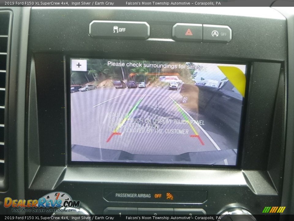 2019 Ford F150 XL SuperCrew 4x4 Ingot Silver / Earth Gray Photo #14