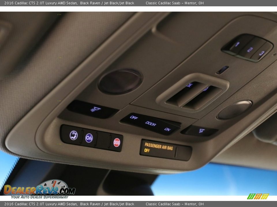 2016 Cadillac CTS 2.0T Luxury AWD Sedan Black Raven / Jet Black/Jet Black Photo #9