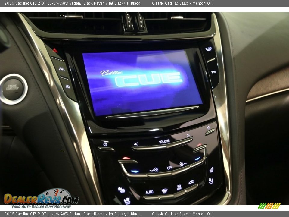 2016 Cadillac CTS 2.0T Luxury AWD Sedan Black Raven / Jet Black/Jet Black Photo #10