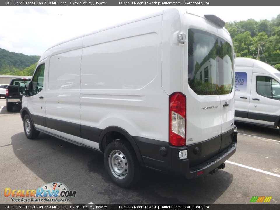 2019 Ford Transit Van 250 MR Long Oxford White / Pewter Photo #3