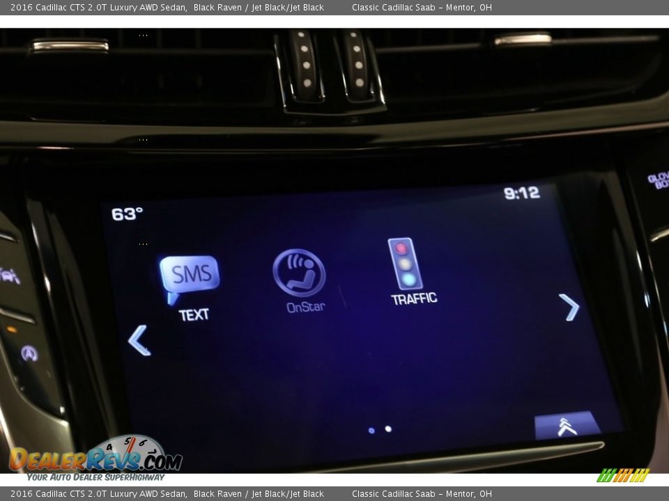 2016 Cadillac CTS 2.0T Luxury AWD Sedan Black Raven / Jet Black/Jet Black Photo #12