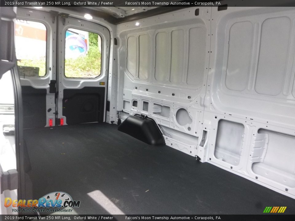 2019 Ford Transit Van 250 MR Long Oxford White / Pewter Photo #6