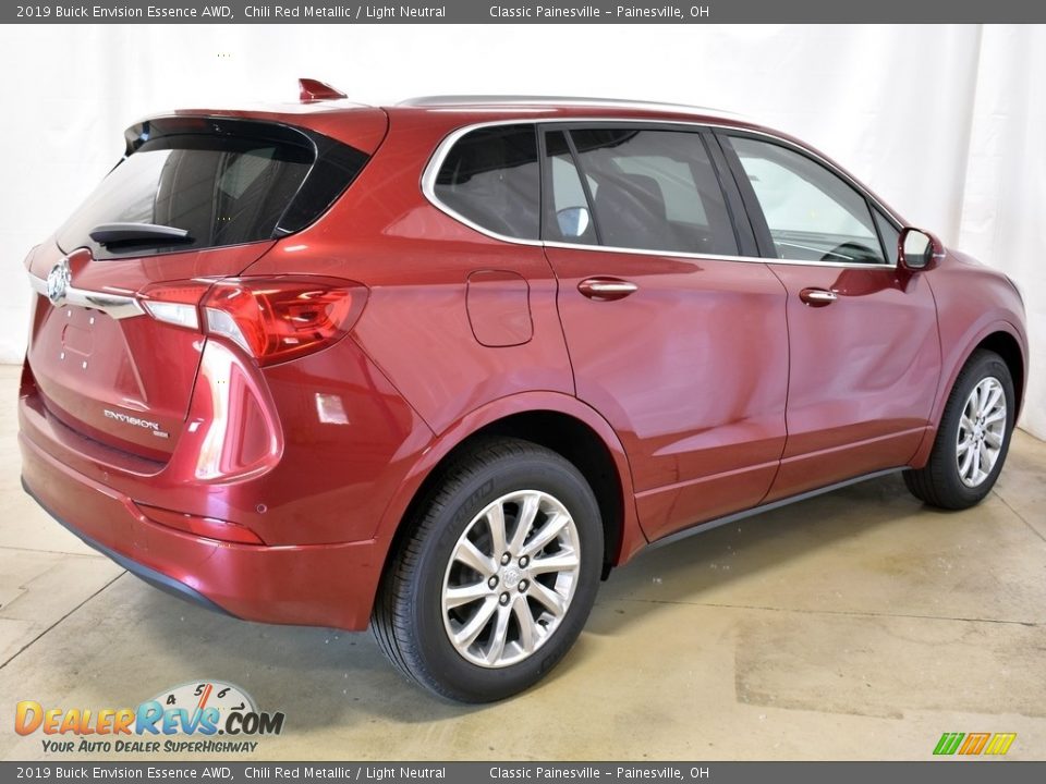 2019 Buick Envision Essence AWD Chili Red Metallic / Light Neutral Photo #2