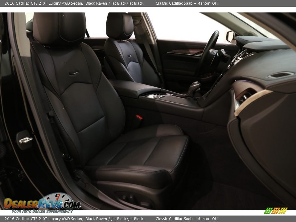 2016 Cadillac CTS 2.0T Luxury AWD Sedan Black Raven / Jet Black/Jet Black Photo #18
