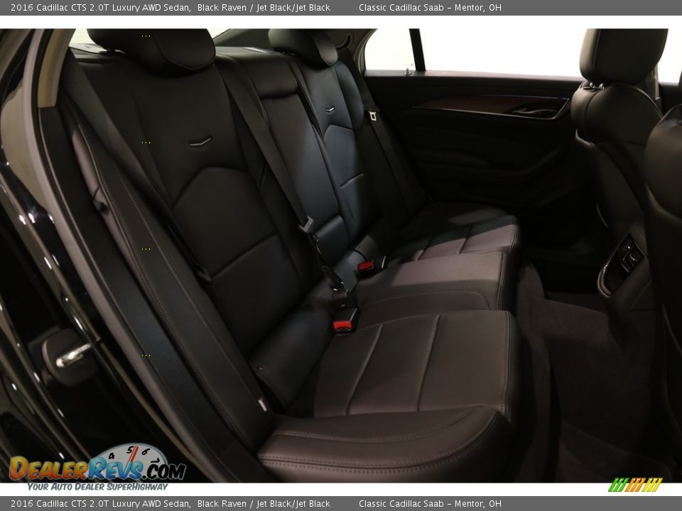 2016 Cadillac CTS 2.0T Luxury AWD Sedan Black Raven / Jet Black/Jet Black Photo #19