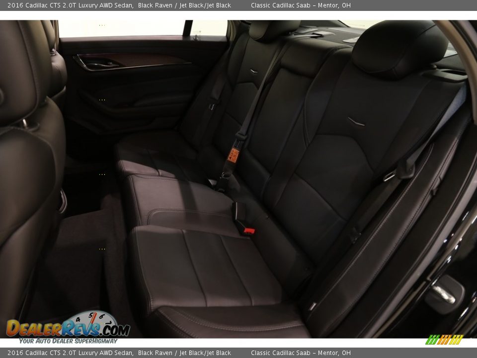 2016 Cadillac CTS 2.0T Luxury AWD Sedan Black Raven / Jet Black/Jet Black Photo #20