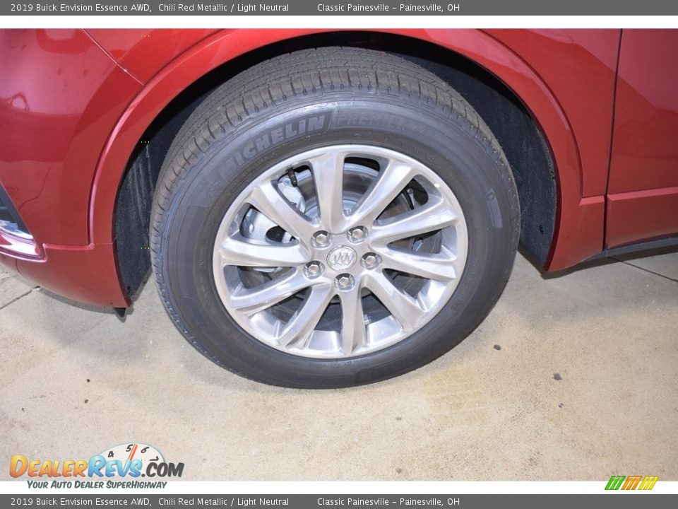 2019 Buick Envision Essence AWD Chili Red Metallic / Light Neutral Photo #5