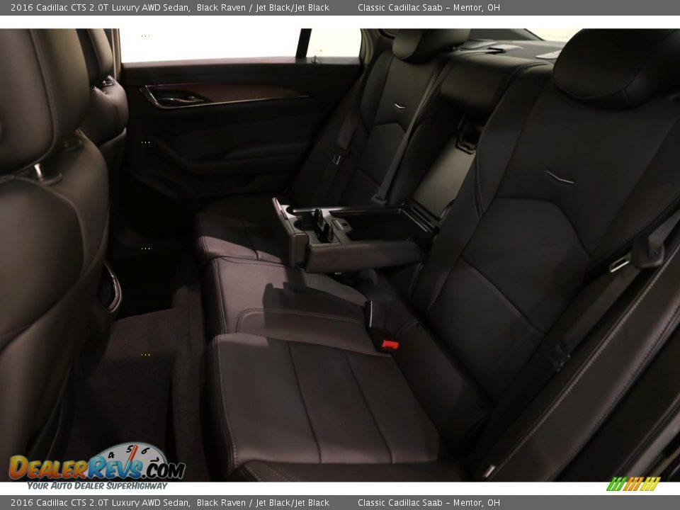 2016 Cadillac CTS 2.0T Luxury AWD Sedan Black Raven / Jet Black/Jet Black Photo #21