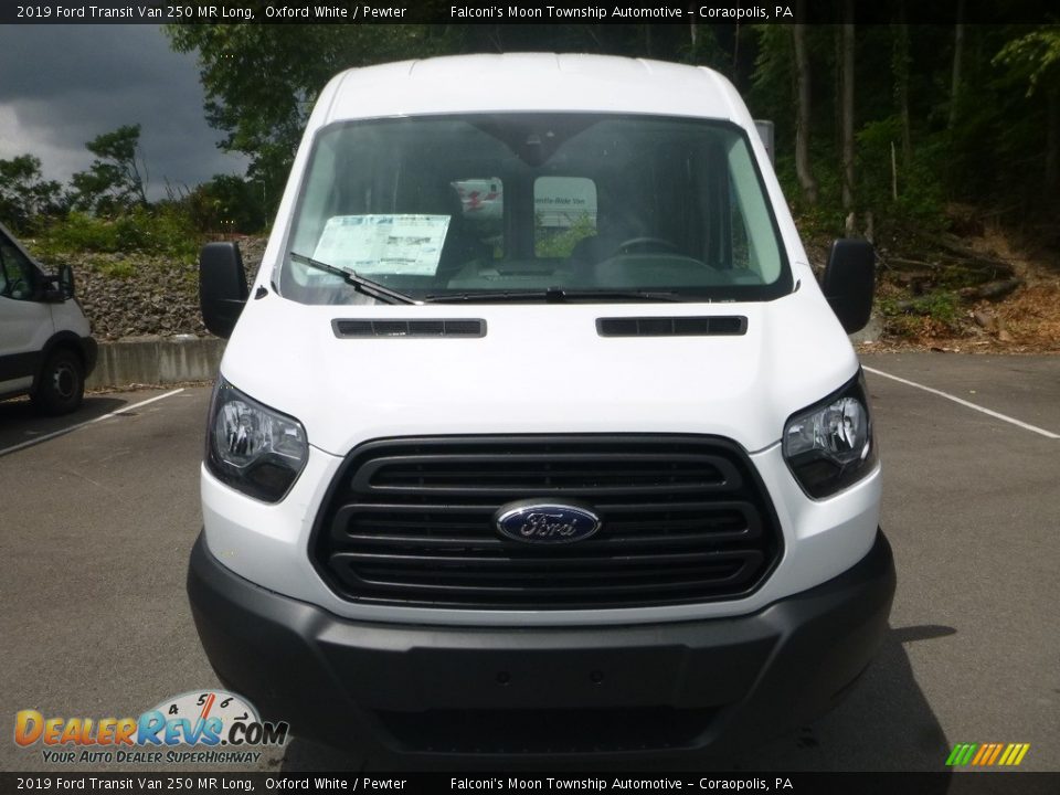 2019 Ford Transit Van 250 MR Long Oxford White / Pewter Photo #10