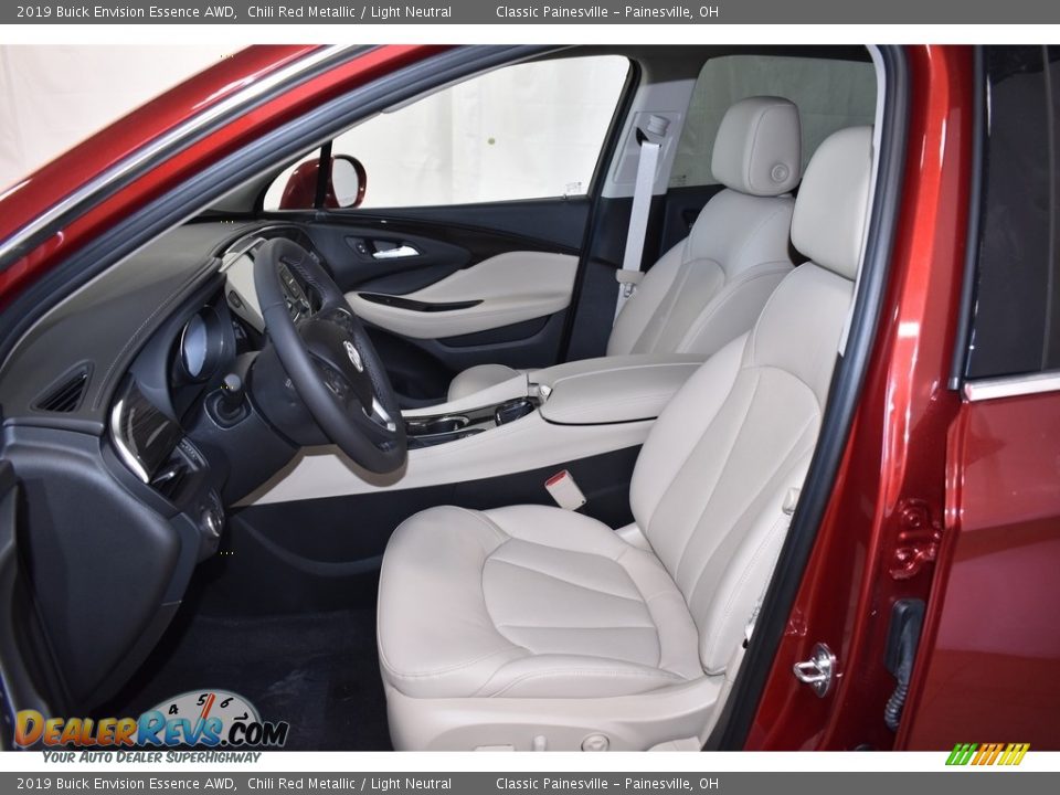 2019 Buick Envision Essence AWD Chili Red Metallic / Light Neutral Photo #6
