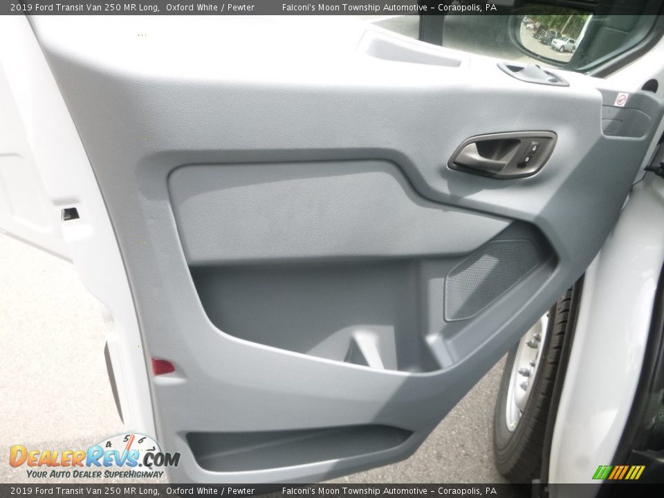 2019 Ford Transit Van 250 MR Long Oxford White / Pewter Photo #12
