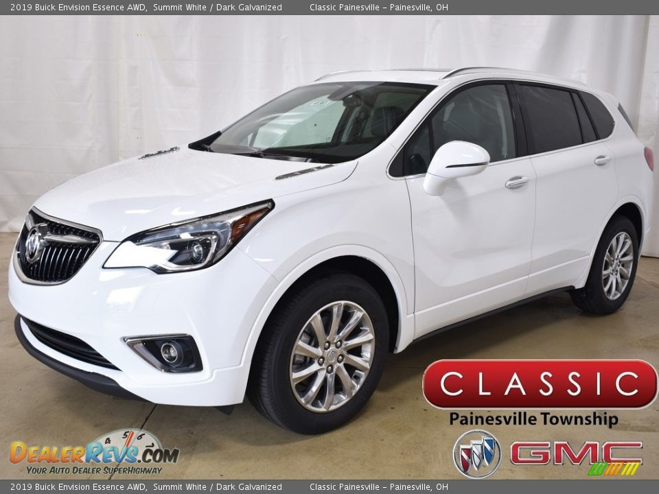 2019 Buick Envision Essence AWD Summit White / Dark Galvanized Photo #1