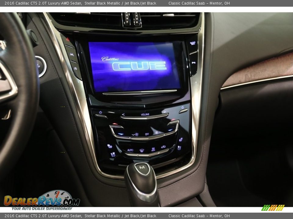 2016 Cadillac CTS 2.0T Luxury AWD Sedan Stellar Black Metallic / Jet Black/Jet Black Photo #9