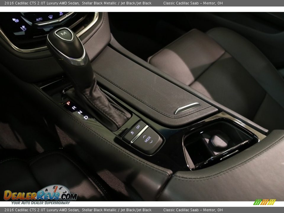 2016 Cadillac CTS 2.0T Luxury AWD Sedan Stellar Black Metallic / Jet Black/Jet Black Photo #13