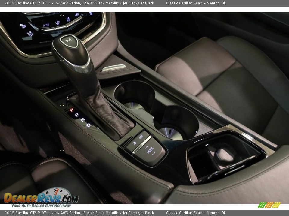2016 Cadillac CTS 2.0T Luxury AWD Sedan Stellar Black Metallic / Jet Black/Jet Black Photo #14