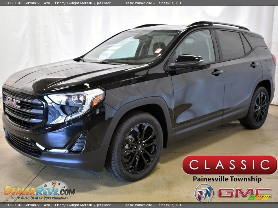 2019 GMC Terrain SLE AWD Ebony Twilight Metallic / Jet Black Photo #1