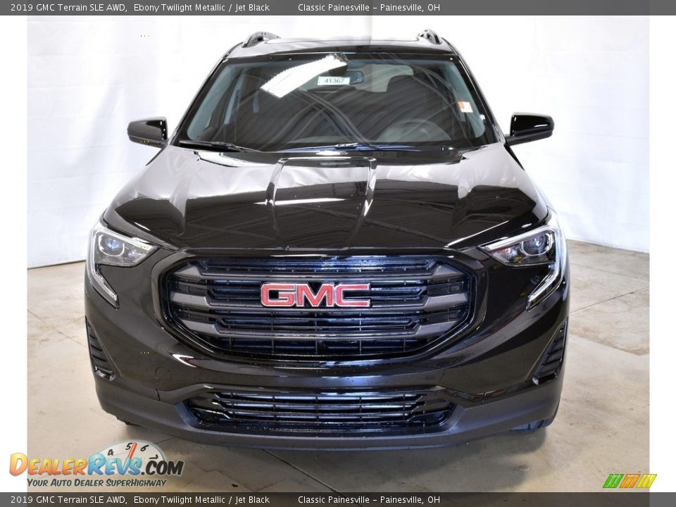 2019 GMC Terrain SLE AWD Ebony Twilight Metallic / Jet Black Photo #4
