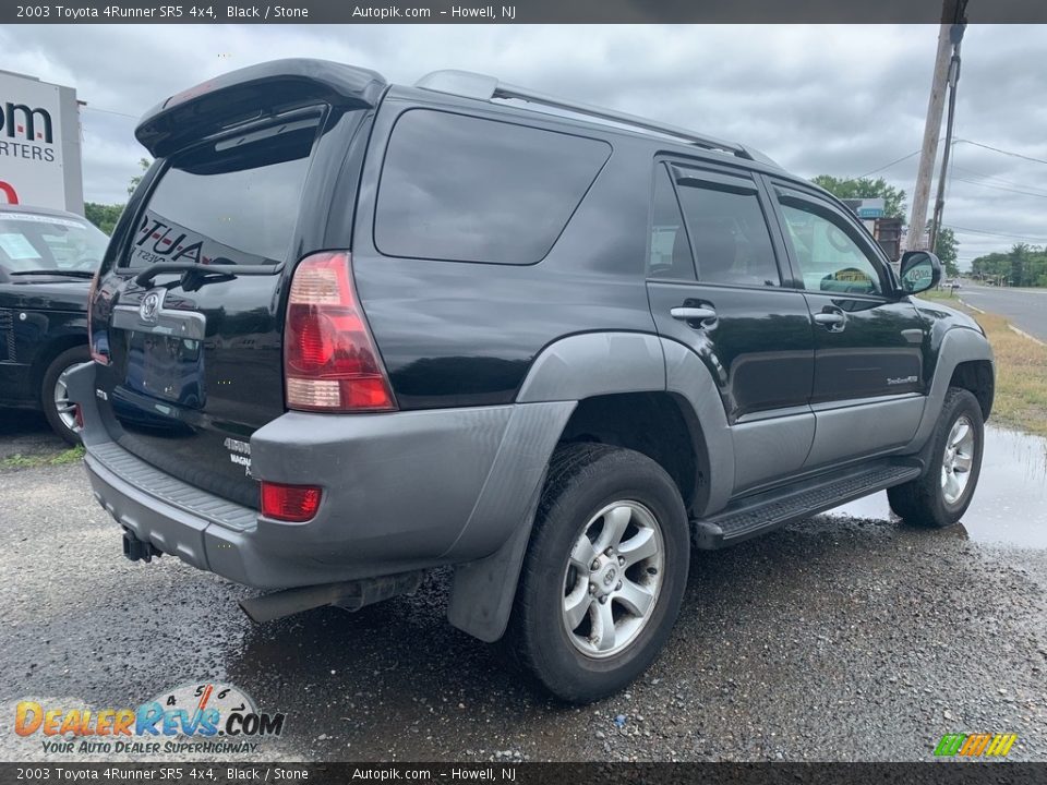 2003 Toyota 4Runner SR5 4x4 Black / Stone Photo #3