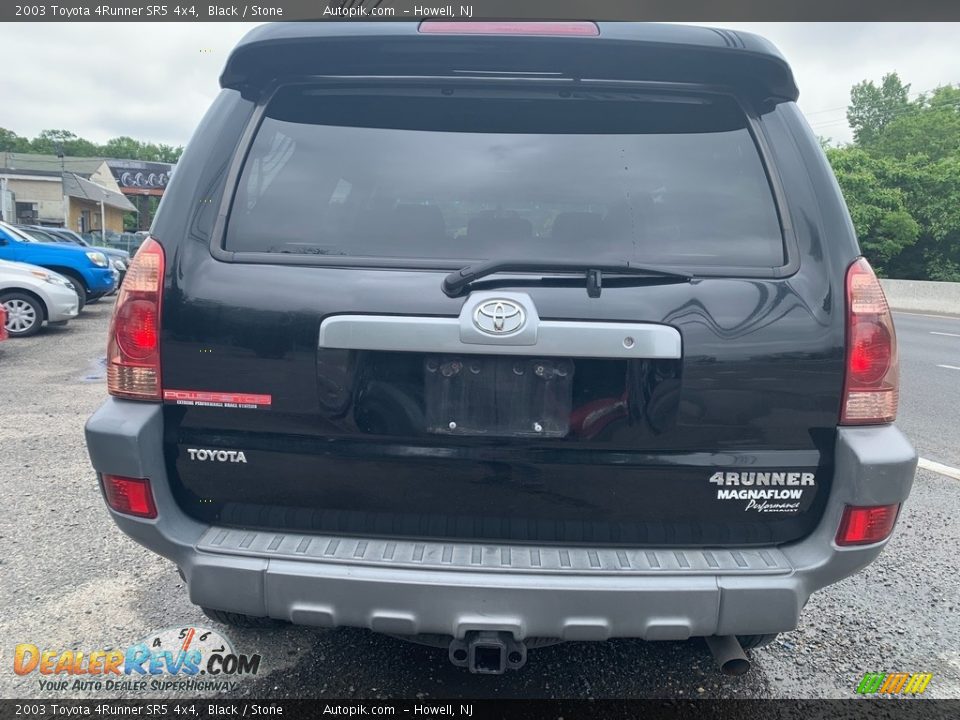 2003 Toyota 4Runner SR5 4x4 Black / Stone Photo #4