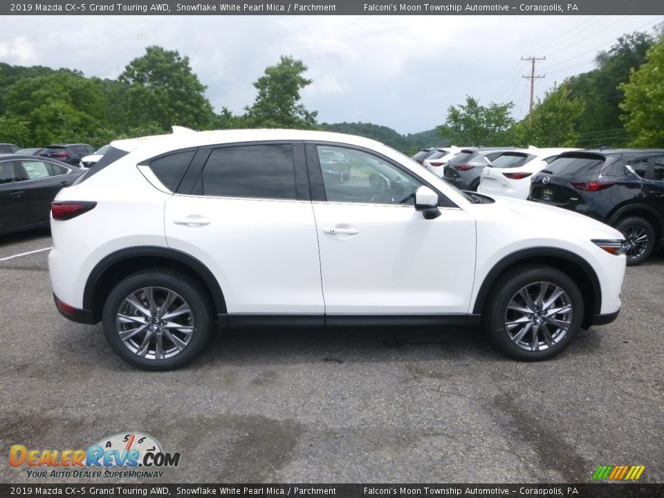 2019 Mazda CX-5 Grand Touring AWD Snowflake White Pearl Mica / Parchment Photo #1