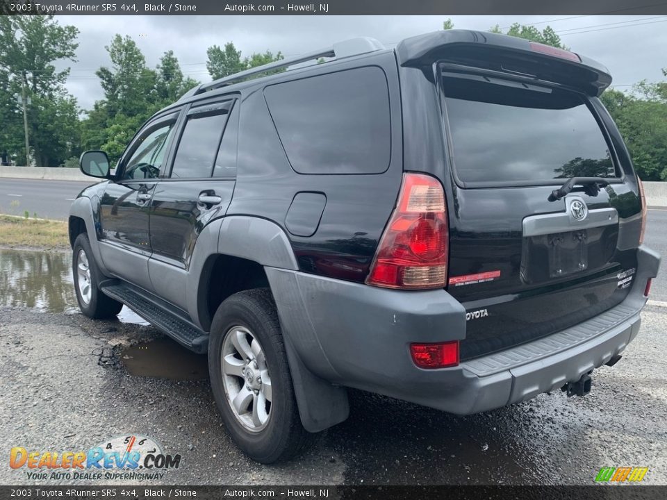 2003 Toyota 4Runner SR5 4x4 Black / Stone Photo #5