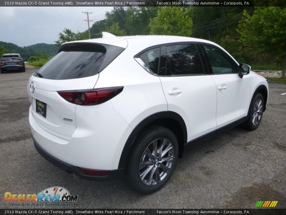 2019 Mazda CX-5 Grand Touring AWD Snowflake White Pearl Mica / Parchment Photo #2