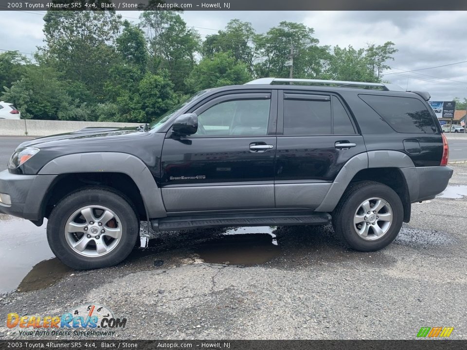 2003 Toyota 4Runner SR5 4x4 Black / Stone Photo #6