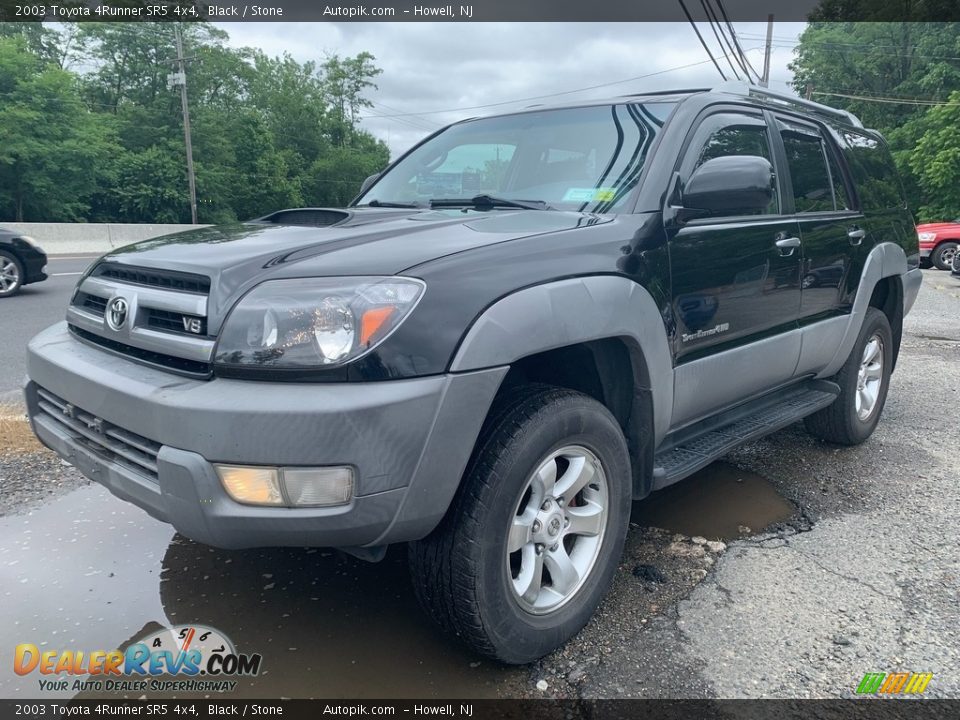 2003 Toyota 4Runner SR5 4x4 Black / Stone Photo #7