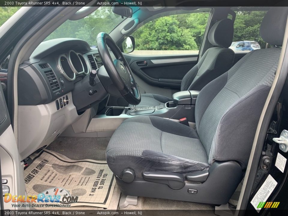 2003 Toyota 4Runner SR5 4x4 Black / Stone Photo #8