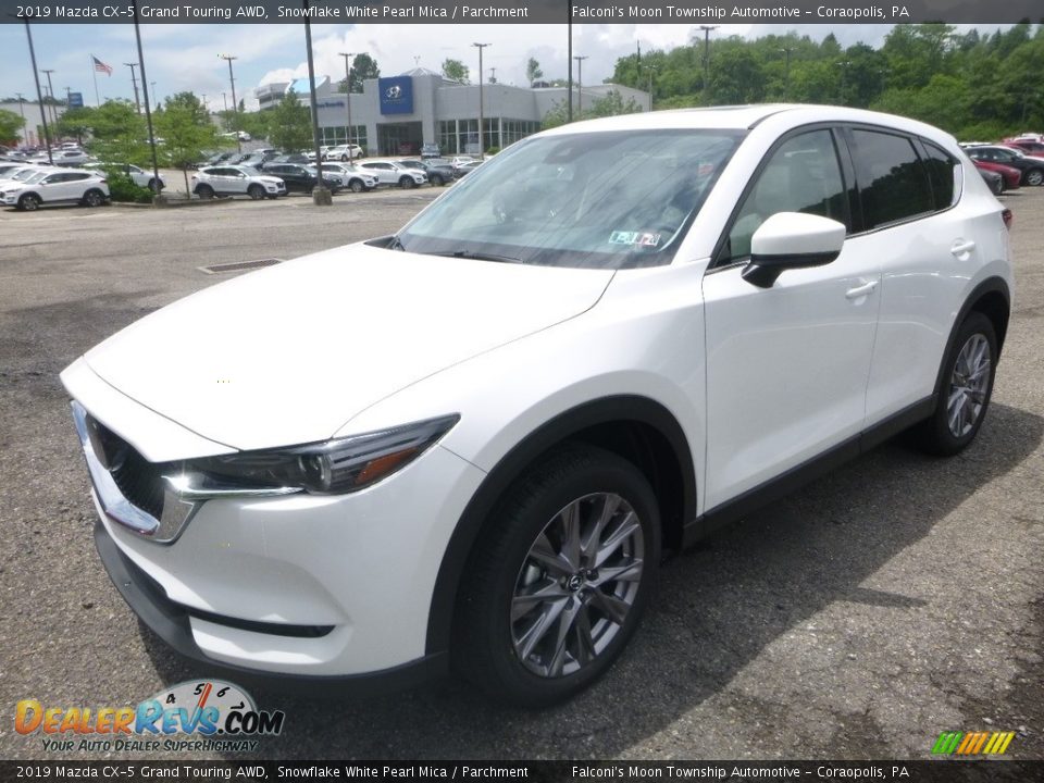 2019 Mazda CX-5 Grand Touring AWD Snowflake White Pearl Mica / Parchment Photo #5