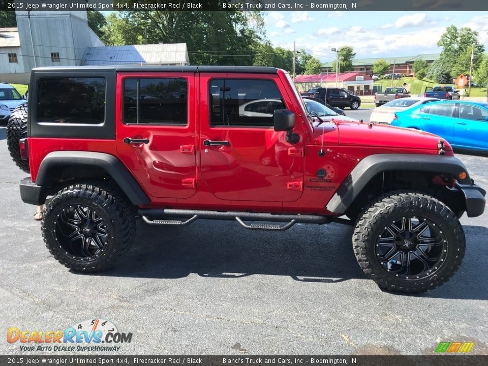 2015 Jeep Wrangler Unlimited Sport 4x4 Firecracker Red / Black Photo #5