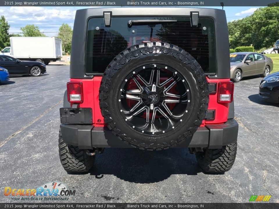 2015 Jeep Wrangler Unlimited Sport 4x4 Firecracker Red / Black Photo #6