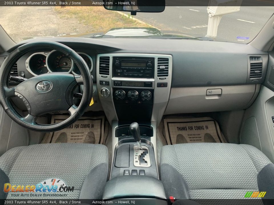 2003 Toyota 4Runner SR5 4x4 Black / Stone Photo #11