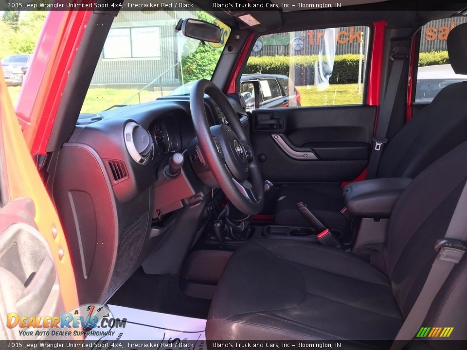 2015 Jeep Wrangler Unlimited Sport 4x4 Firecracker Red / Black Photo #9