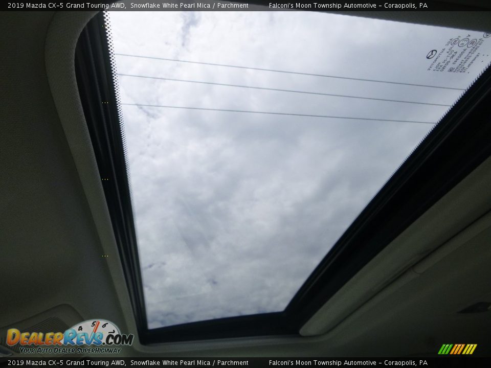 2019 Mazda CX-5 Grand Touring AWD Snowflake White Pearl Mica / Parchment Photo #12