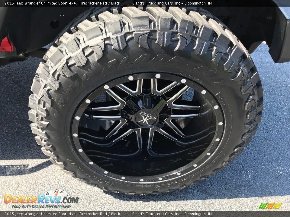 2015 Jeep Wrangler Unlimited Sport 4x4 Firecracker Red / Black Photo #23