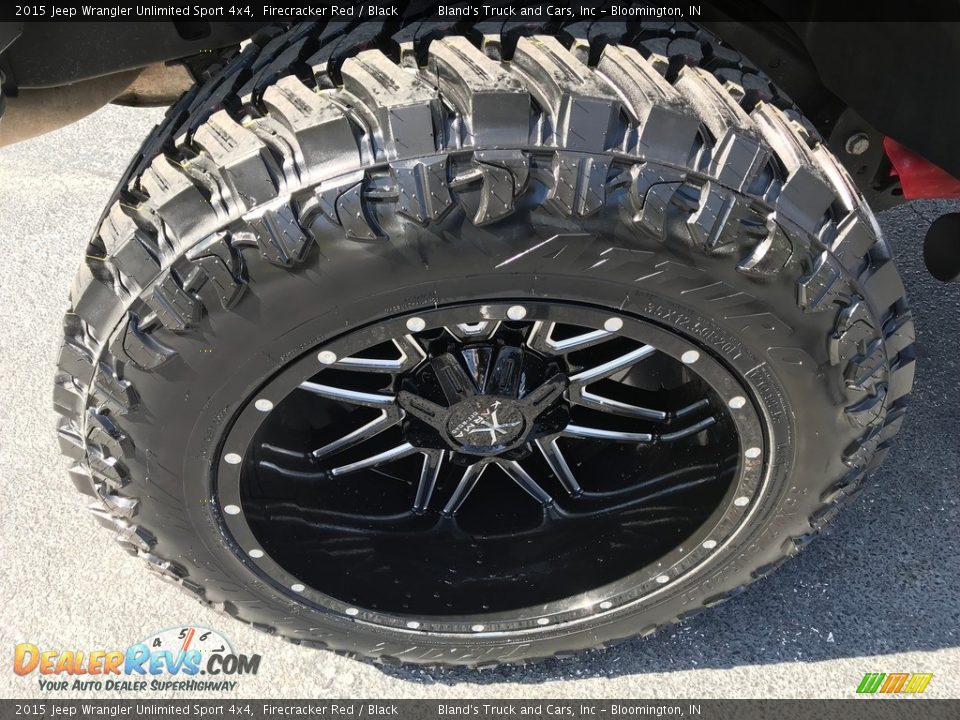 2015 Jeep Wrangler Unlimited Sport 4x4 Firecracker Red / Black Photo #24