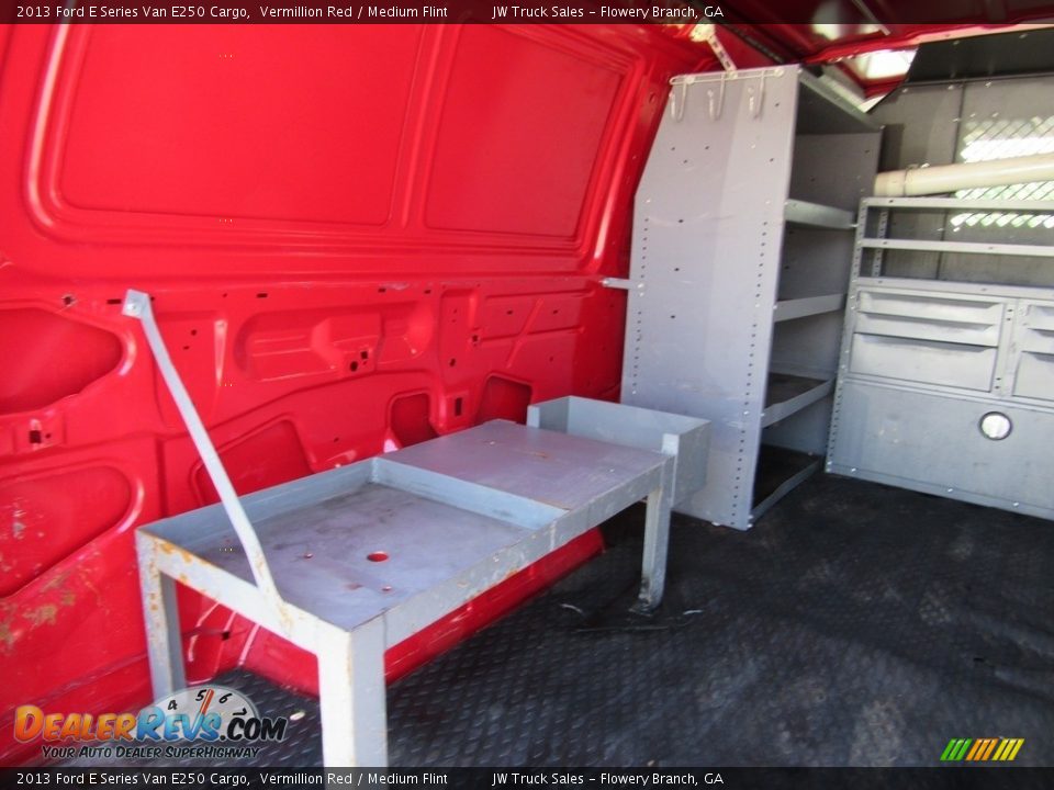 2013 Ford E Series Van E250 Cargo Vermillion Red / Medium Flint Photo #12